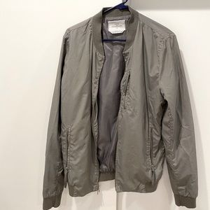 Men’s Urban outfitters ‘Your Neighbors’ grey bomber jacket, size medium